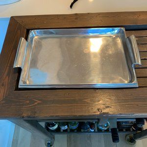 Silver Pottery Barn Tray